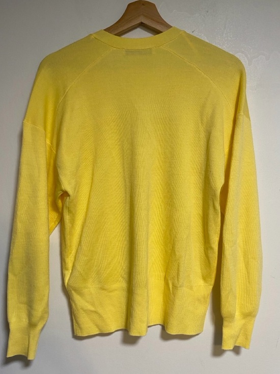 ZARA Yellow Button Front Cardigan Sweater Size S - Picture 12 of 12